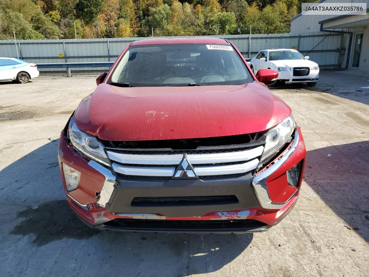 2019 Mitsubishi Eclipse Cross Es VIN: JA4AT3AAXKZ035786 Lot: 75665924