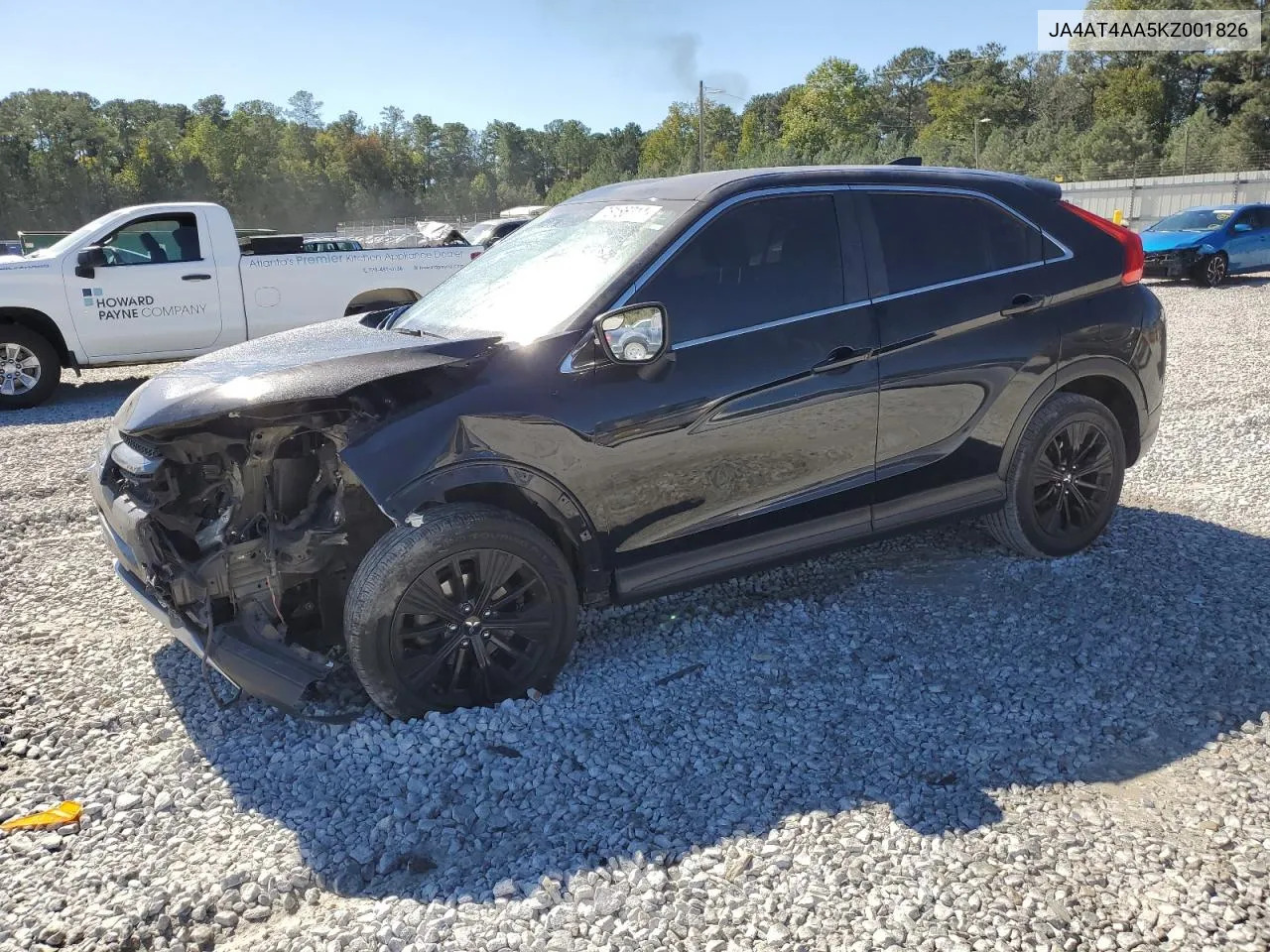 2019 Mitsubishi Eclipse Cross Le VIN: JA4AT4AA5KZ001826 Lot: 76186314