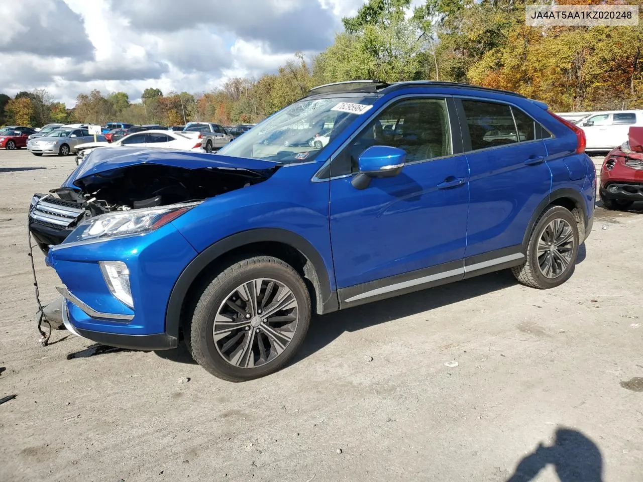 2019 Mitsubishi Eclipse Cross Se VIN: JA4AT5AA1KZ020248 Lot: 76295964