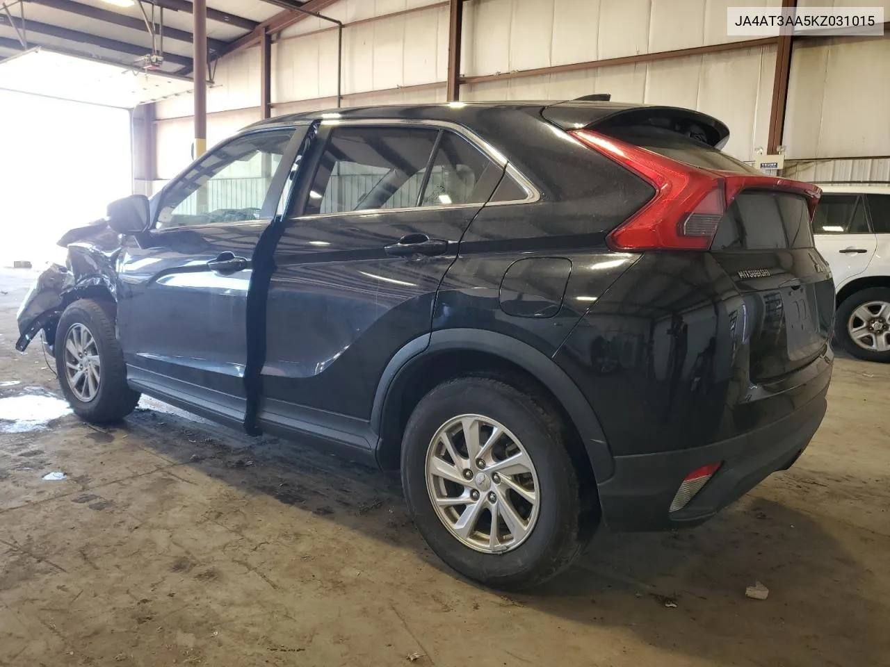 2019 Mitsubishi Eclipse Cross Es VIN: JA4AT3AA5KZ031015 Lot: 77473354