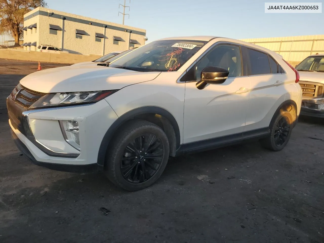 2019 Mitsubishi Eclipse Cross Le VIN: JA4AT4AA6KZ000653 Lot: 78082304