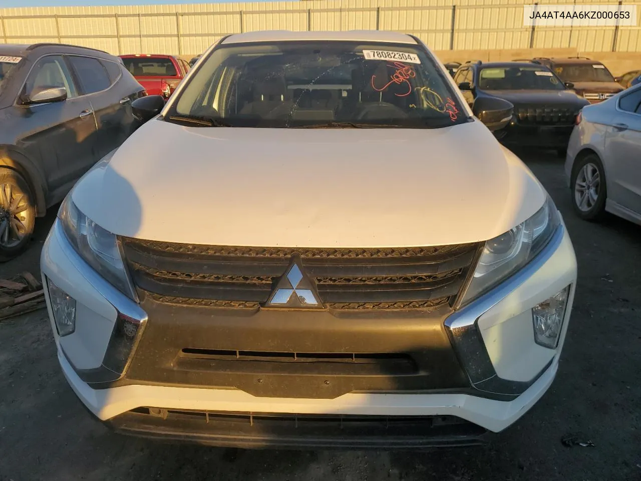 2019 Mitsubishi Eclipse Cross Le VIN: JA4AT4AA6KZ000653 Lot: 78082304