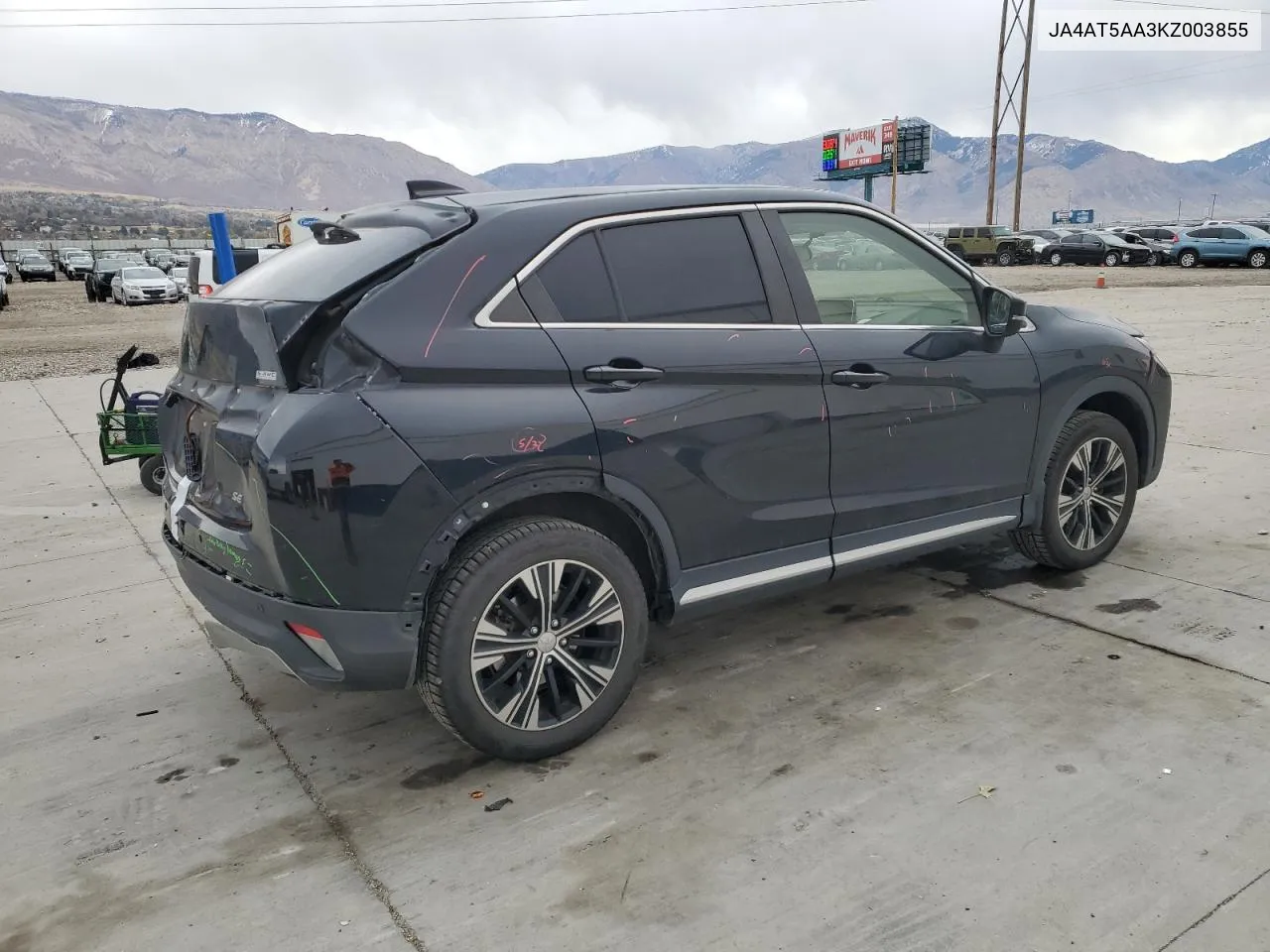 2019 Mitsubishi Eclipse Cross Se VIN: JA4AT5AA3KZ003855 Lot: 80788624