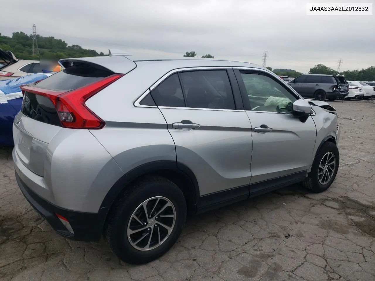 2020 Mitsubishi Eclipse Cross Es VIN: JA4AS3AA2LZ012832 Lot: 65639124