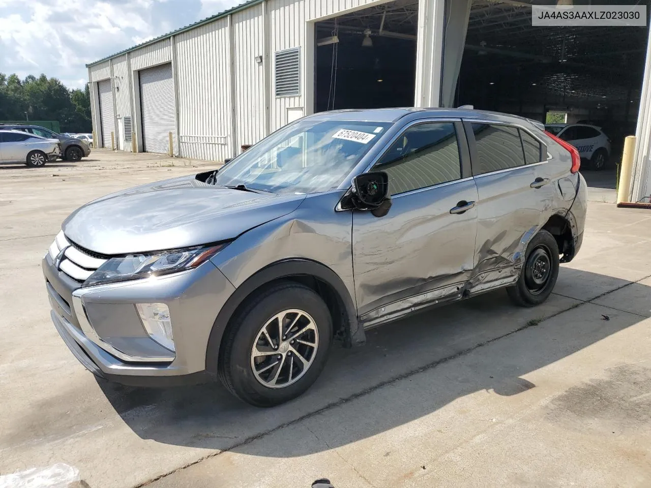 2020 Mitsubishi Eclipse Cross Es VIN: JA4AS3AAXLZ023030 Lot: 67520404