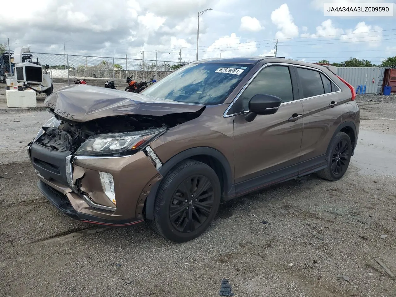 2020 Mitsubishi Eclipse Cross Le VIN: JA4AS4AA3LZ009590 Lot: 69939664