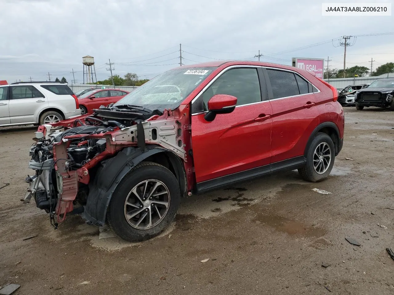 2020 Mitsubishi Eclipse Cross Es VIN: JA4AT3AA8LZ006210 Lot: 73136104