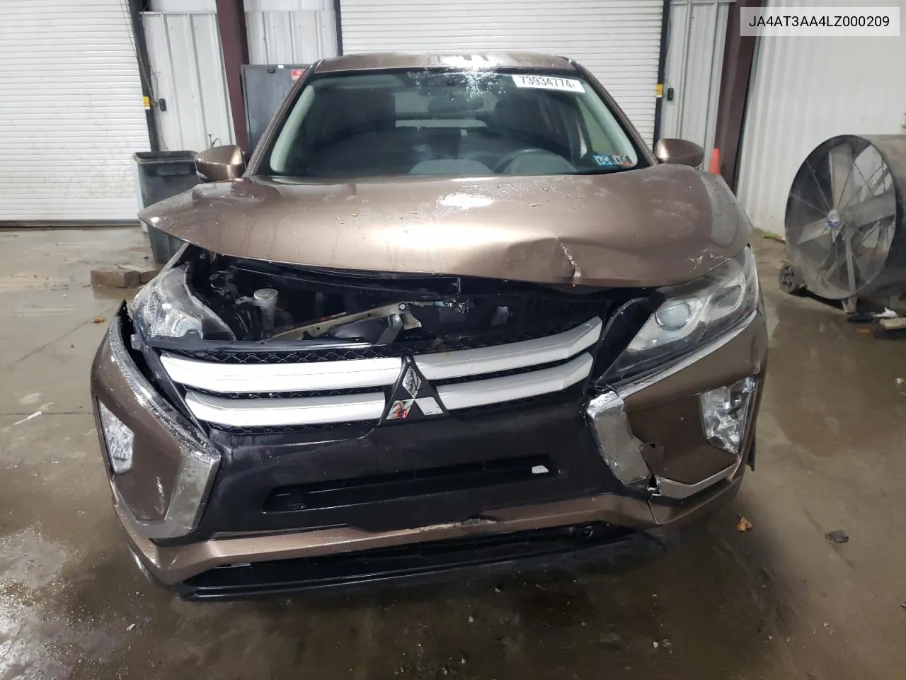 2020 Mitsubishi Eclipse Cross Es VIN: JA4AT3AA4LZ000209 Lot: 73934774