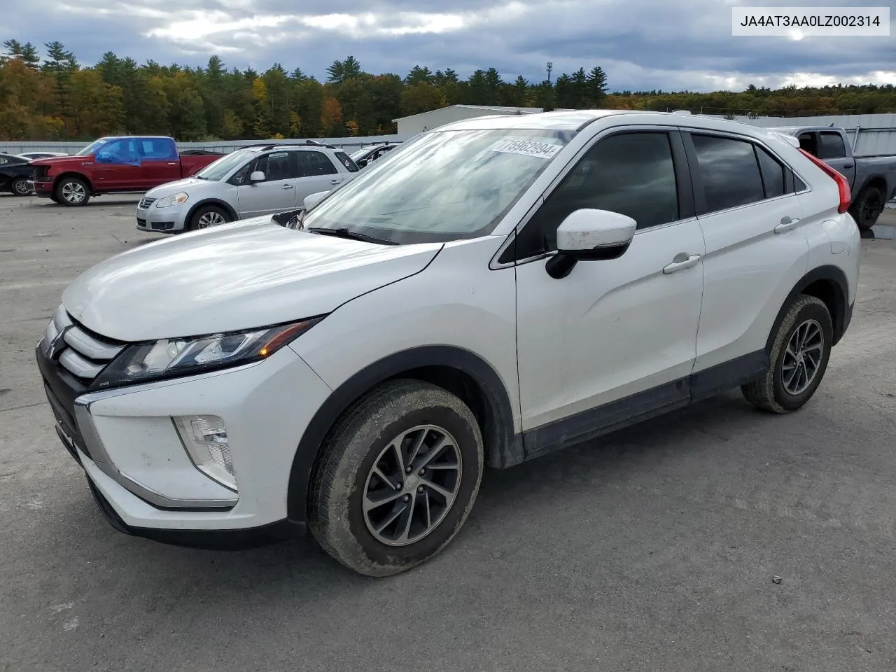 2020 Mitsubishi Eclipse Cross Es VIN: JA4AT3AA0LZ002314 Lot: 75962994