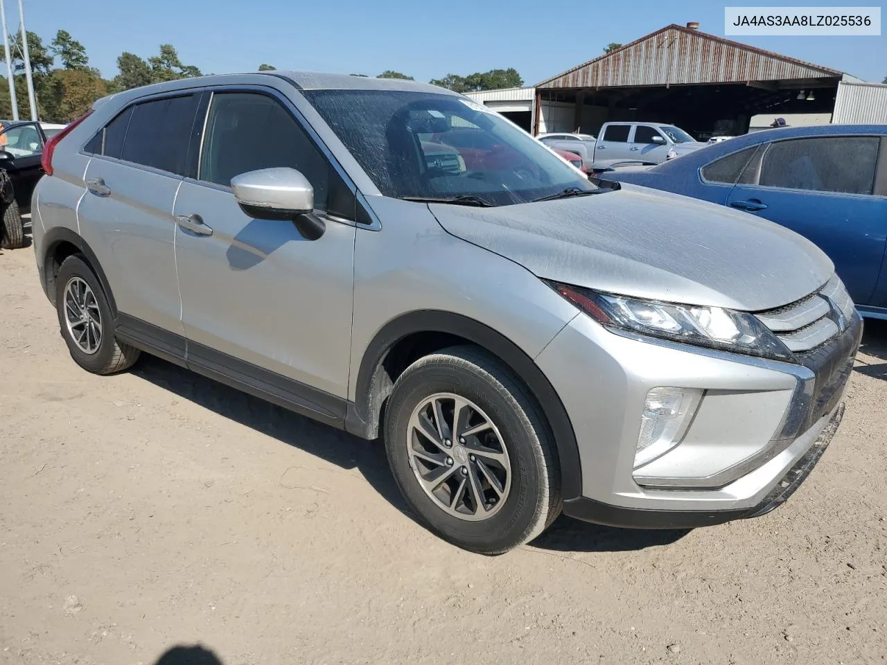 2020 Mitsubishi Eclipse Cross Es VIN: JA4AS3AA8LZ025536 Lot: 78184244