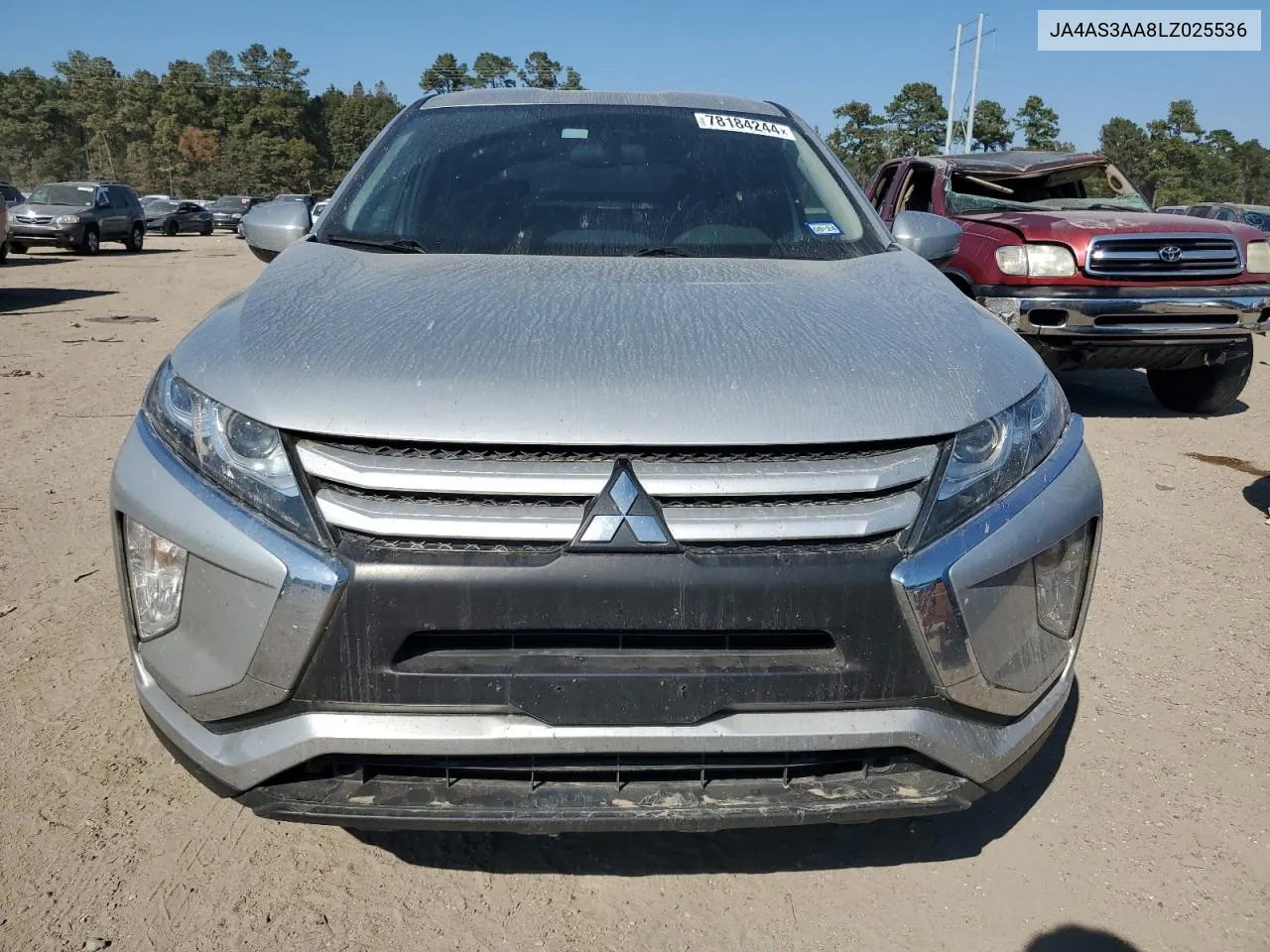 2020 Mitsubishi Eclipse Cross Es VIN: JA4AS3AA8LZ025536 Lot: 78184244