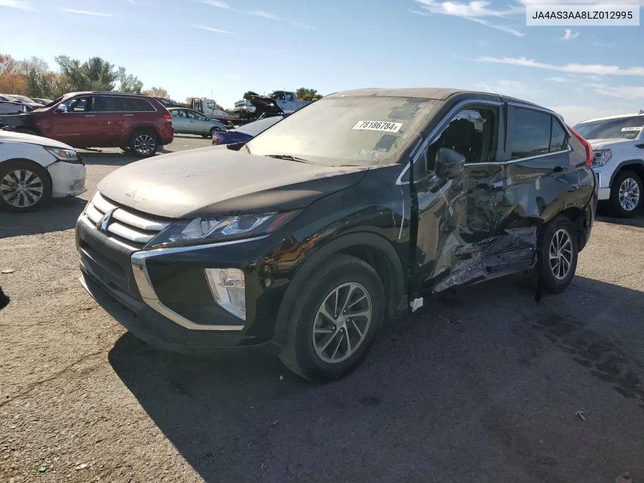 2020 Mitsubishi Eclipse Cross Es VIN: JA4AS3AA8LZ012995 Lot: 78186784