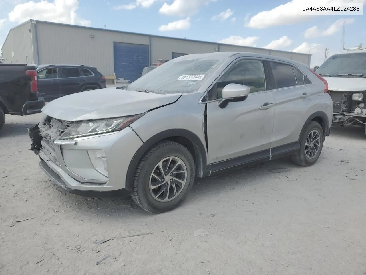 2020 Mitsubishi Eclipse Cross Es VIN: JA4AS3AA4LZ024285 Lot: 78437244