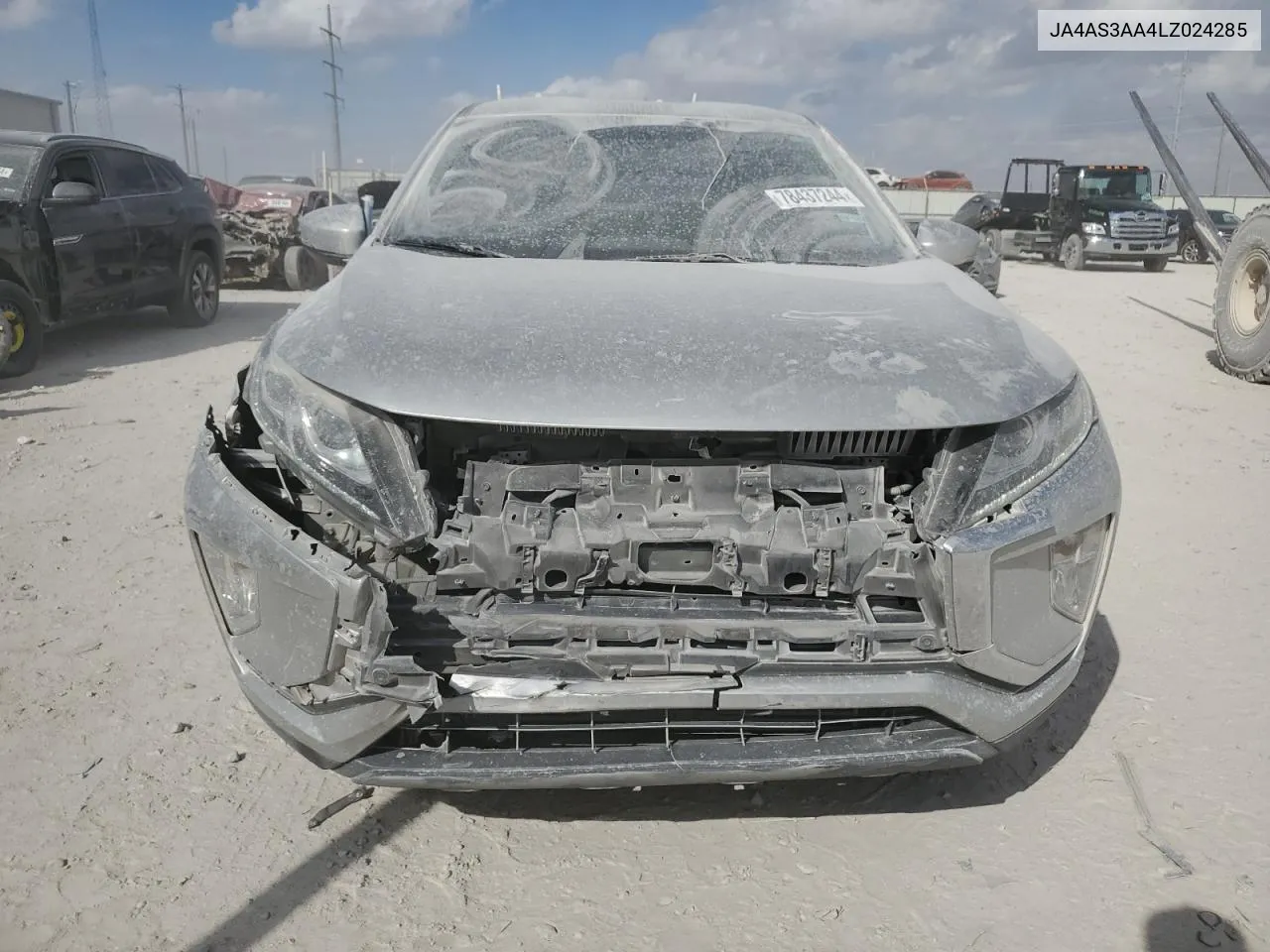 2020 Mitsubishi Eclipse Cross Es VIN: JA4AS3AA4LZ024285 Lot: 78437244