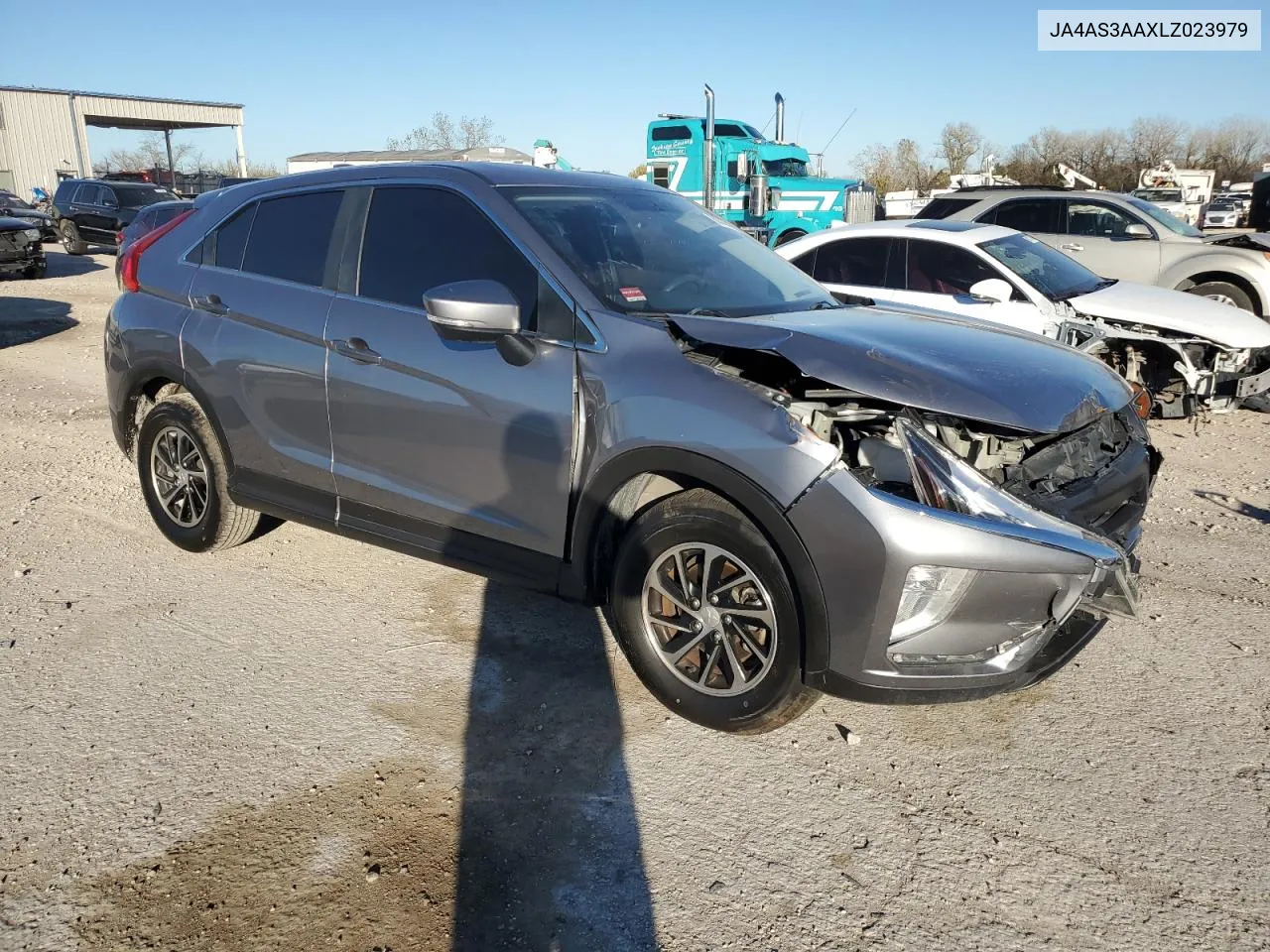 2020 Mitsubishi Eclipse Cross Es VIN: JA4AS3AAXLZ023979 Lot: 80363504