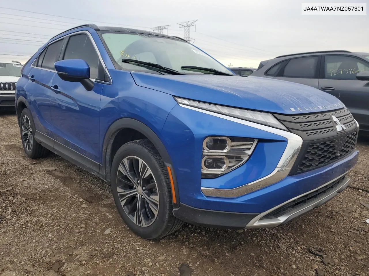 2022 Mitsubishi Eclipse Cross Se VIN: JA4ATWAA7NZ057301 Lot: 72915374