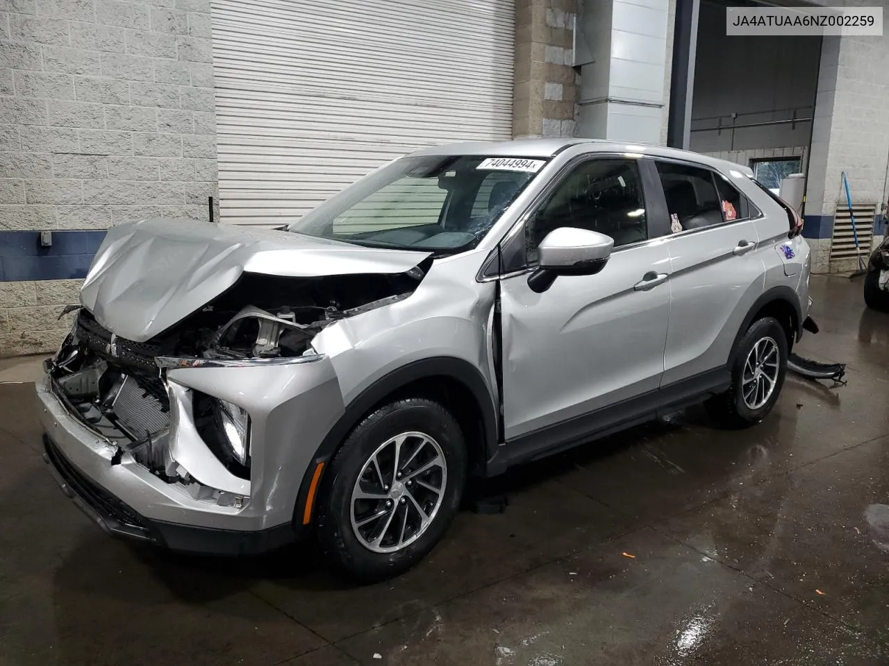 2022 Mitsubishi Eclipse Cross Es VIN: JA4ATUAA6NZ002259 Lot: 74044994