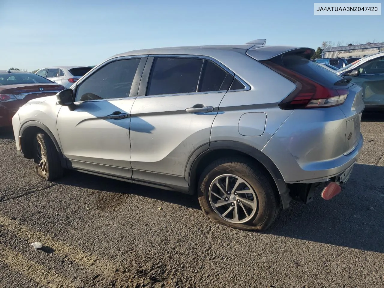 2022 Mitsubishi Eclipse Cross Es VIN: JA4ATUAA3NZ047420 Lot: 75605724