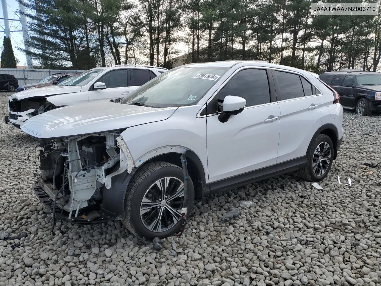 2022 Mitsubishi Eclipse Cross Se VIN: JA4ATWAA7NZ003710 Lot: 80510044