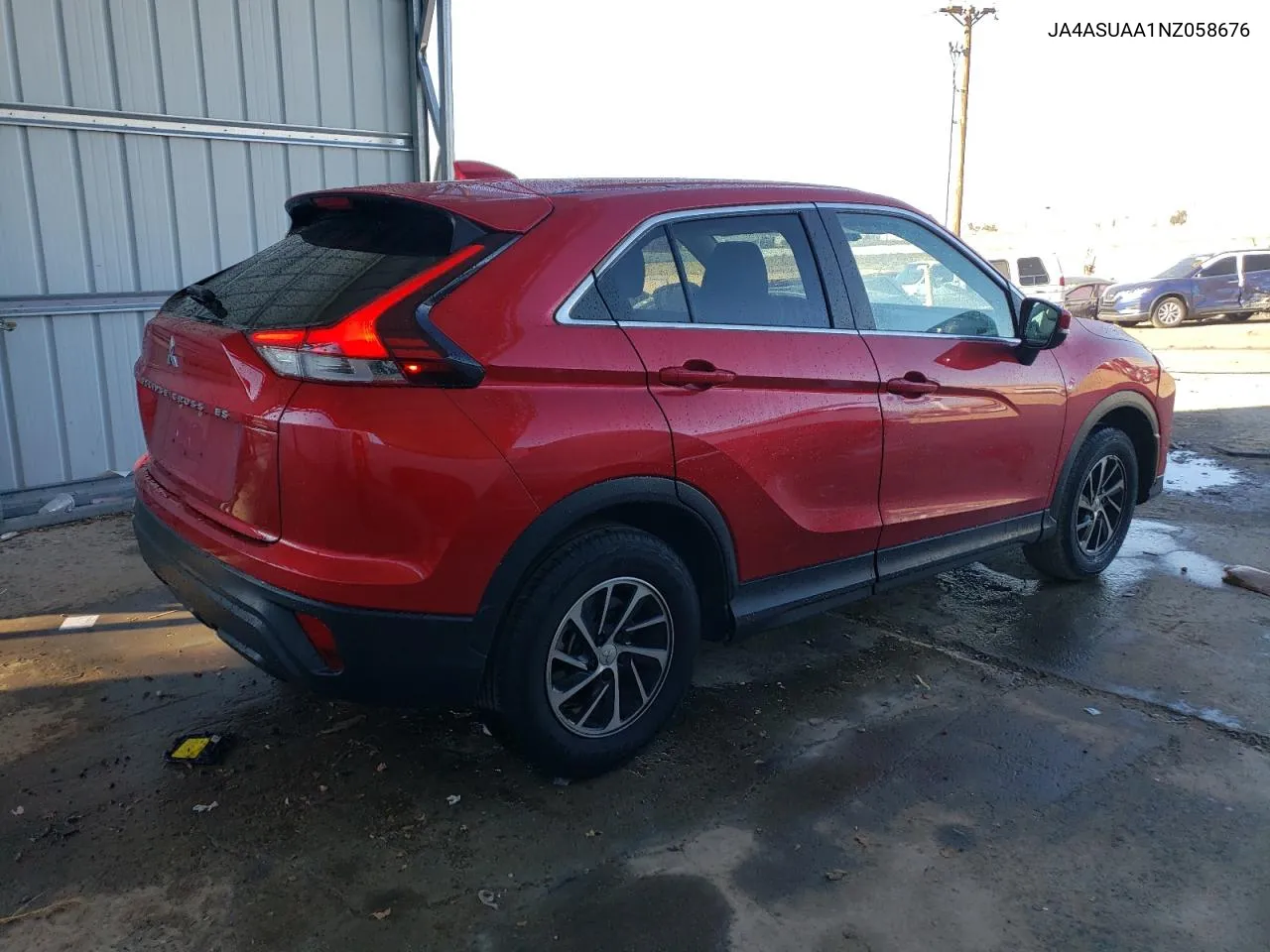 2022 Mitsubishi Eclipse Cross Es VIN: JA4ASUAA1NZ058676 Lot: 80529924