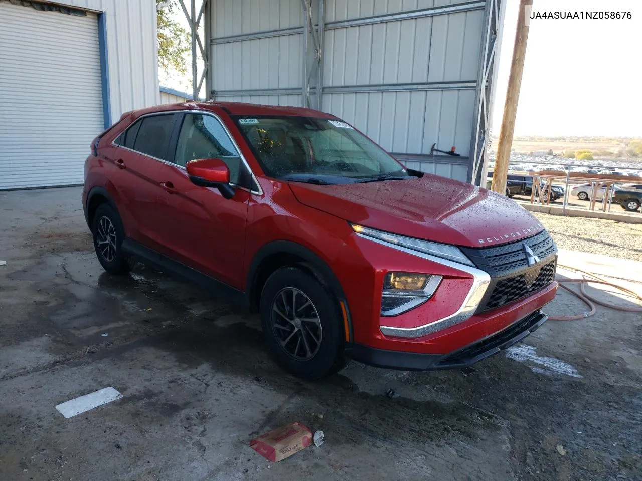 2022 Mitsubishi Eclipse Cross Es VIN: JA4ASUAA1NZ058676 Lot: 80529924