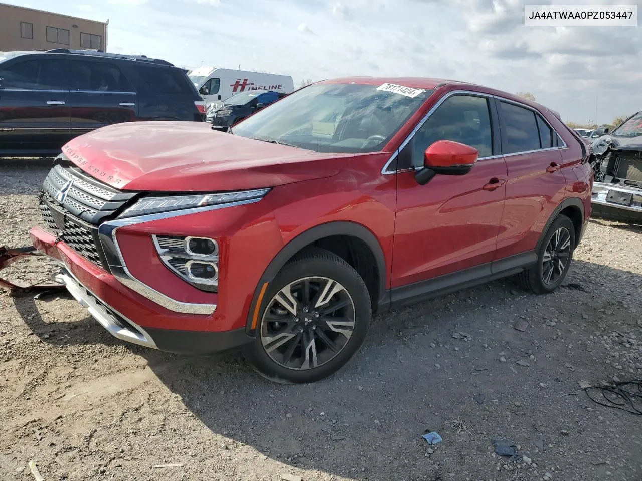 2023 Mitsubishi Eclipse Cross Se VIN: JA4ATWAA0PZ053447 Lot: 78171424