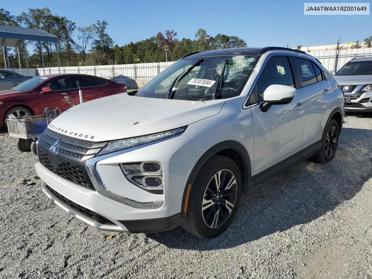 2024 Mitsubishi Eclipse Cross Se VIN: JA4ATWAA1RZ001649 Lot: 76187694