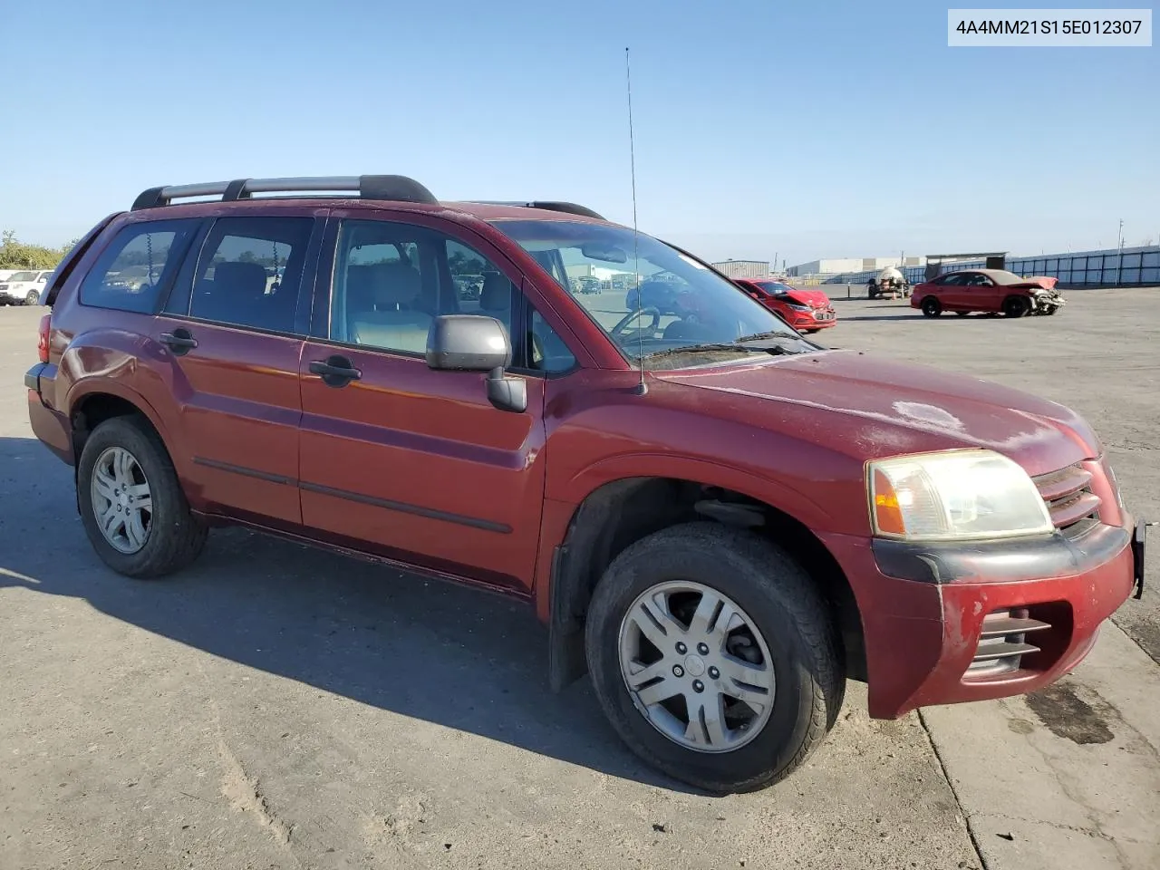 2005 Mitsubishi Endeavor Ls VIN: 4A4MM21S15E012307 Lot: 71889274