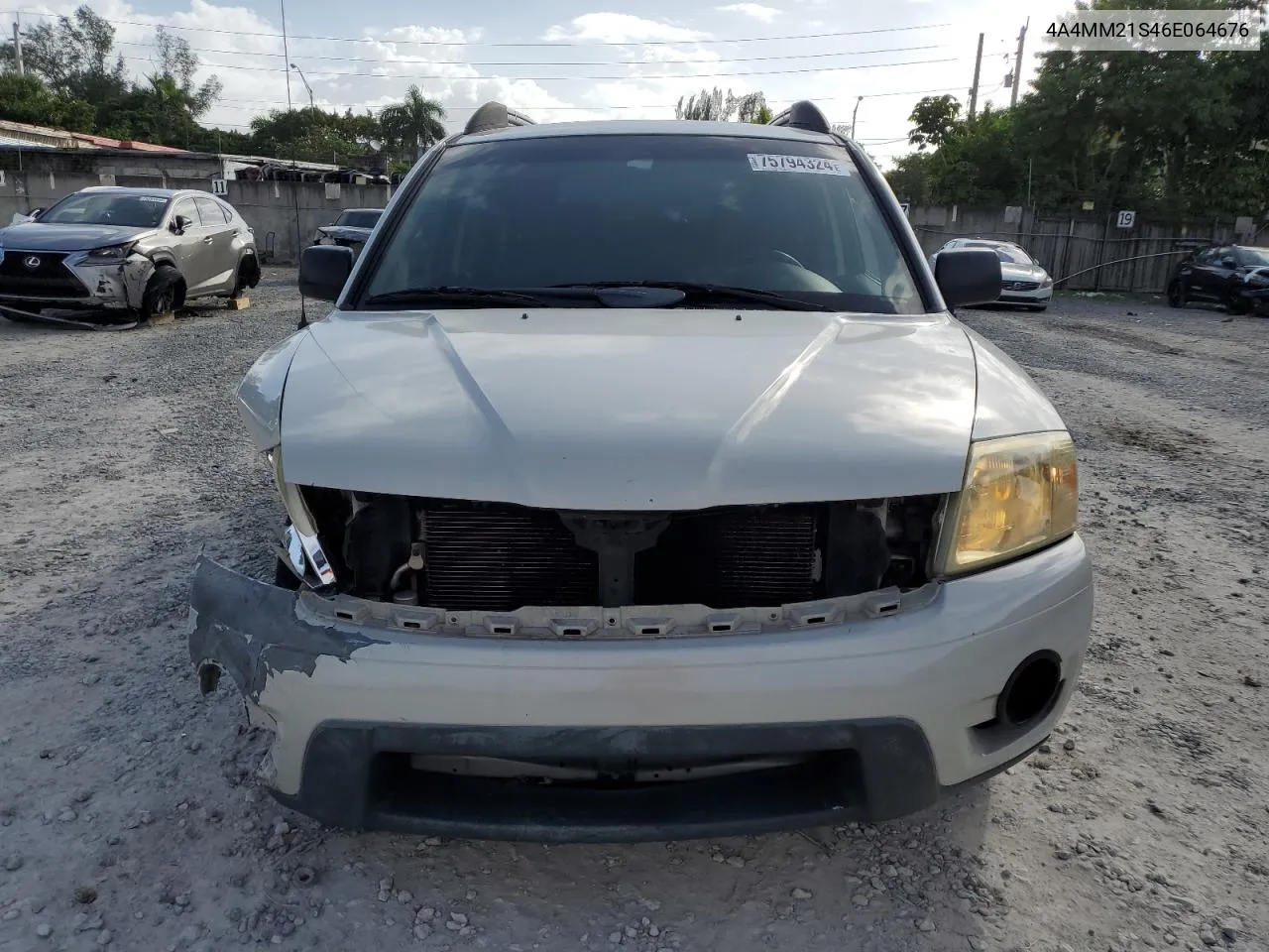 2006 Mitsubishi Endeavor Ls VIN: 4A4MM21S46E064676 Lot: 75794324