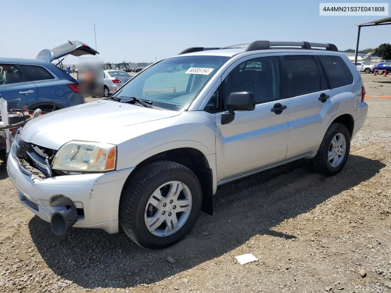 2007 Mitsubishi Endeavor Ls VIN: 4A4MN21S37E041808 Lot: 66985154