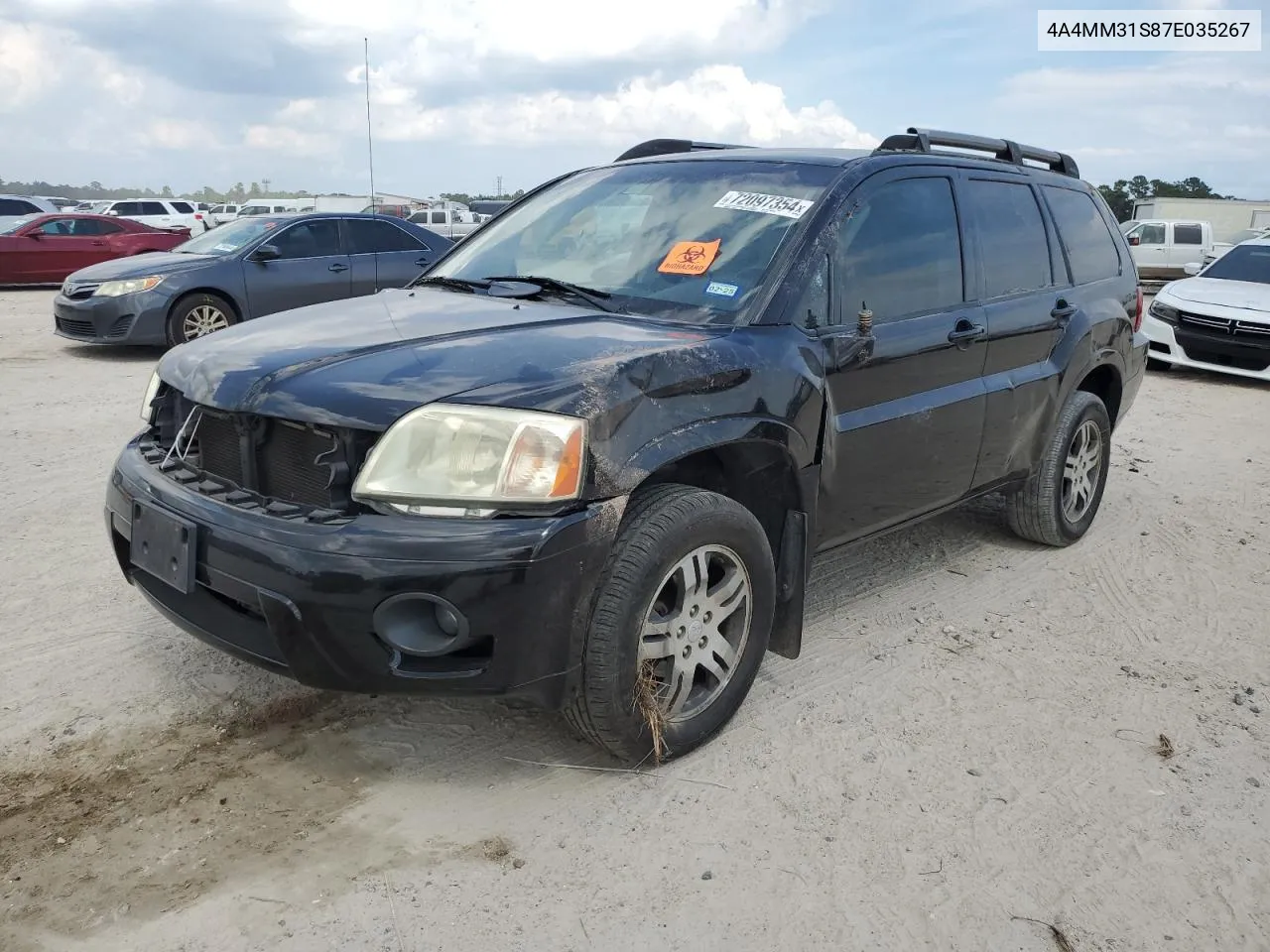 2007 Mitsubishi Endeavor Se VIN: 4A4MM31S87E035267 Lot: 72097354