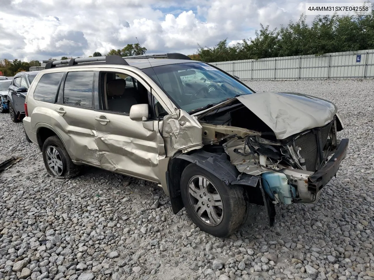 2007 Mitsubishi Endeavor Se VIN: 4A4MM31SX7E042558 Lot: 76093474