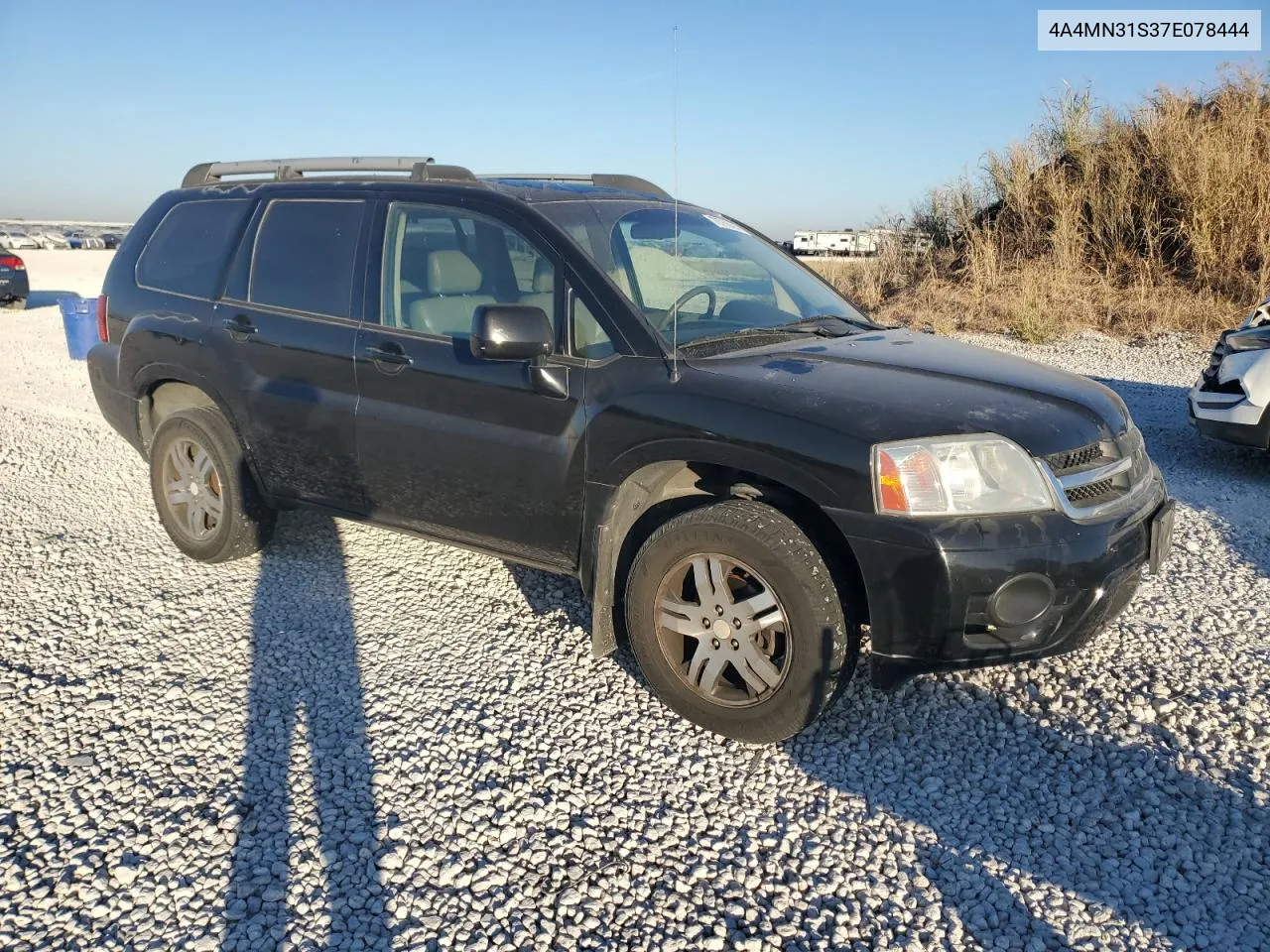 2007 Mitsubishi Endeavor Se VIN: 4A4MN31S37E078444 Lot: 76750484