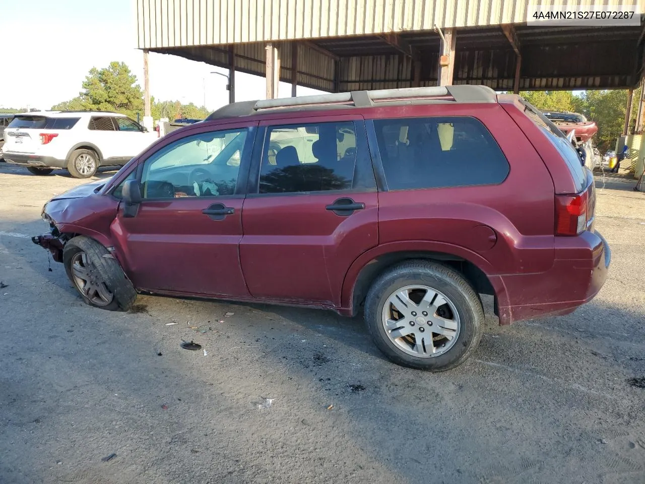 2007 Mitsubishi Endeavor Ls VIN: 4A4MN21S27E072287 Lot: 77082014