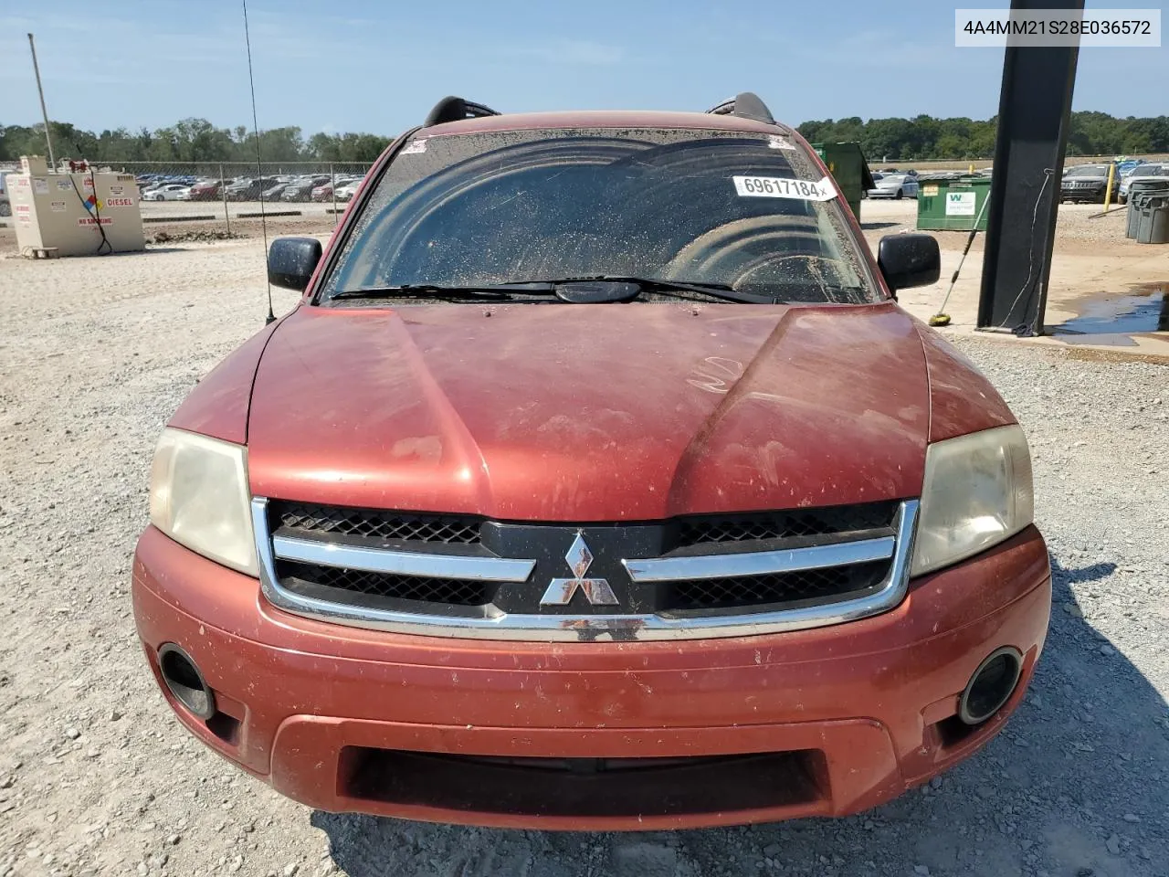 2008 Mitsubishi Endeavor Ls VIN: 4A4MM21S28E036572 Lot: 69617184