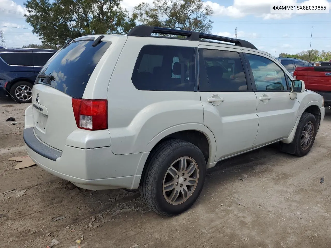 2008 Mitsubishi Endeavor Se VIN: 4A4MM31SX8E039855 Lot: 77551074