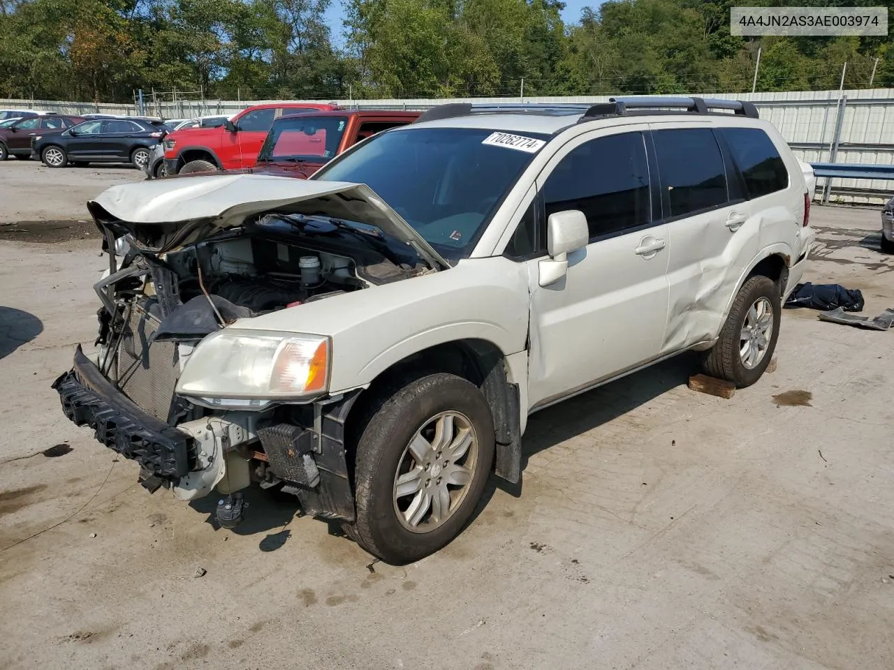 2010 Mitsubishi Endeavor Ls VIN: 4A4JN2AS3AE003974 Lot: 70262774