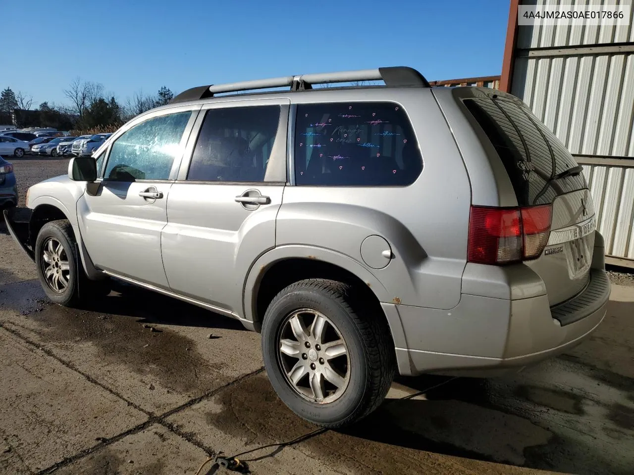 2010 Mitsubishi Endeavor Ls VIN: 4A4JM2AS0AE017866 Lot: 80484144