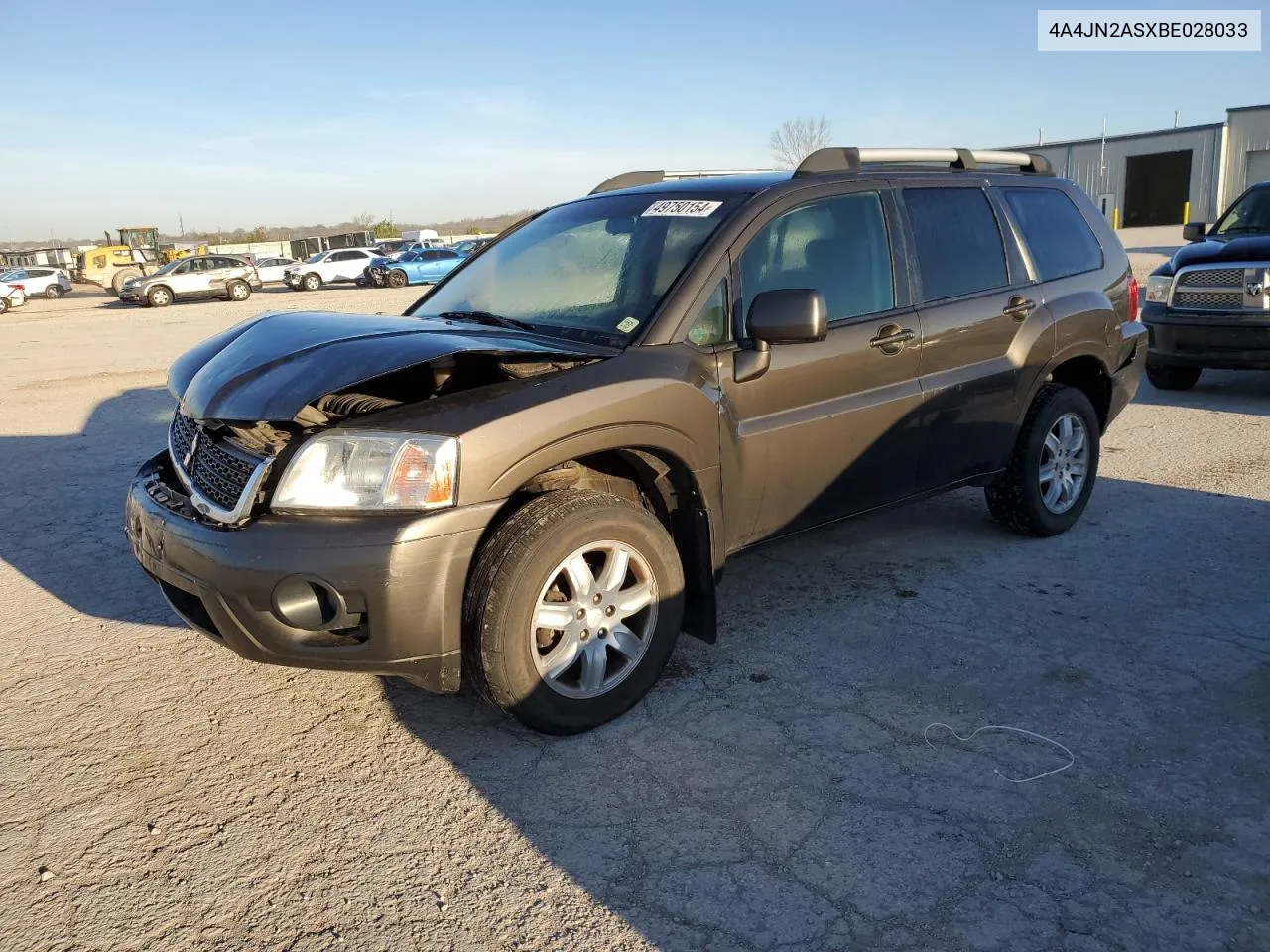 2011 Mitsubishi Endeavor Ls VIN: 4A4JN2ASXBE028033 Lot: 49750154