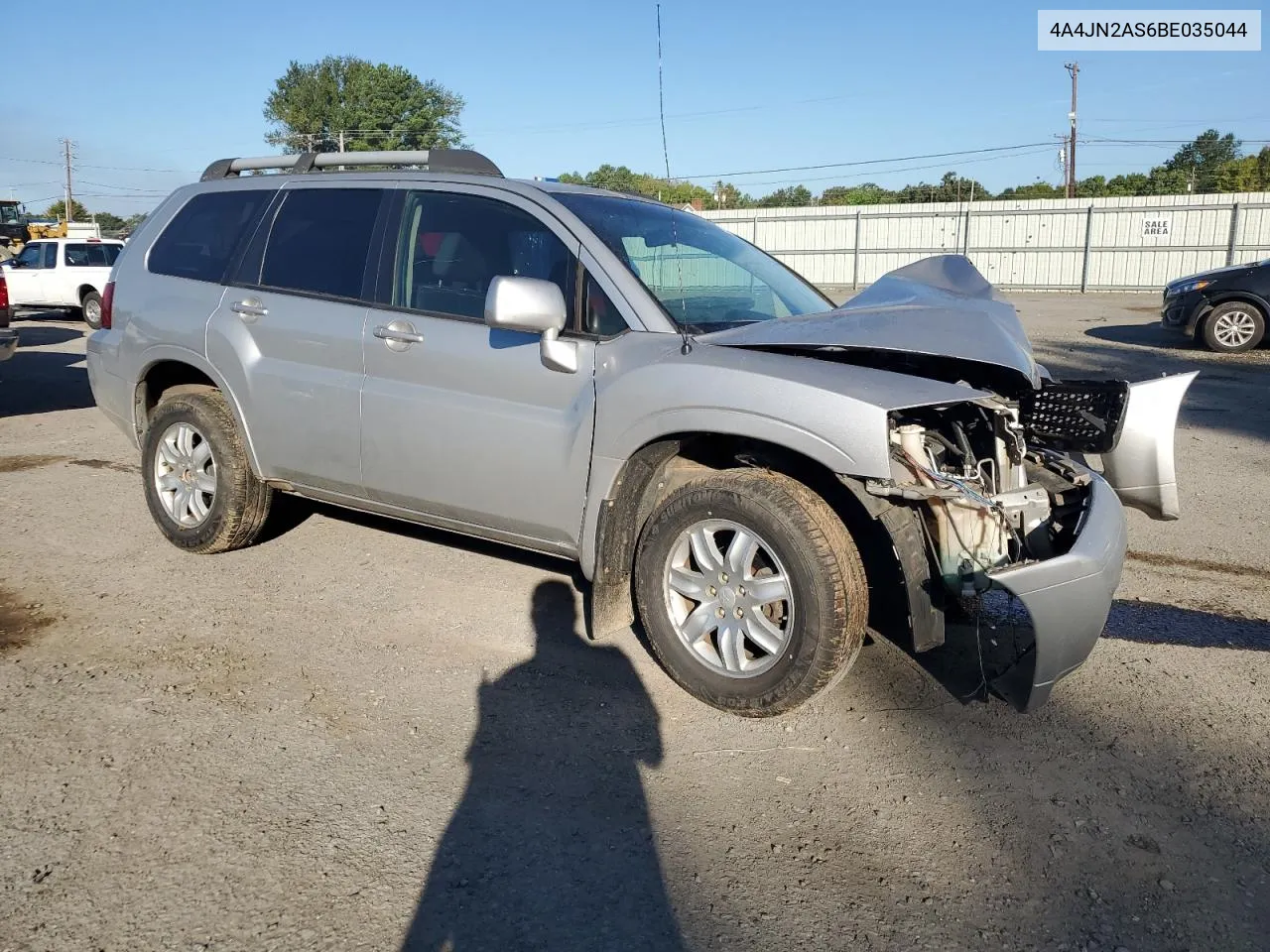 2011 Mitsubishi Endeavor Ls VIN: 4A4JN2AS6BE035044 Lot: 73739274