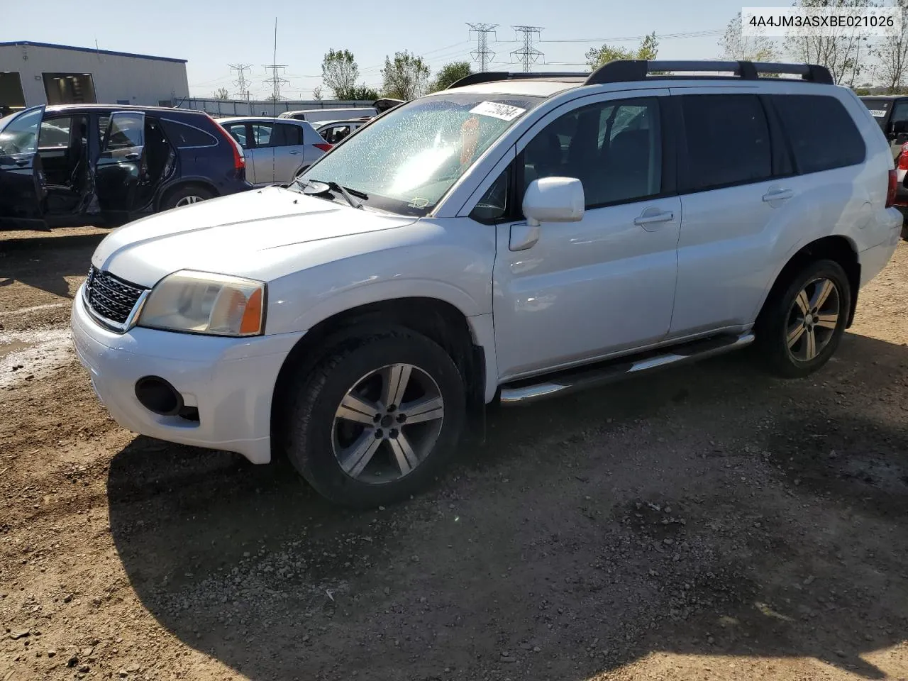 2011 Mitsubishi Endeavor Se VIN: 4A4JM3ASXBE021026 Lot: 74009064