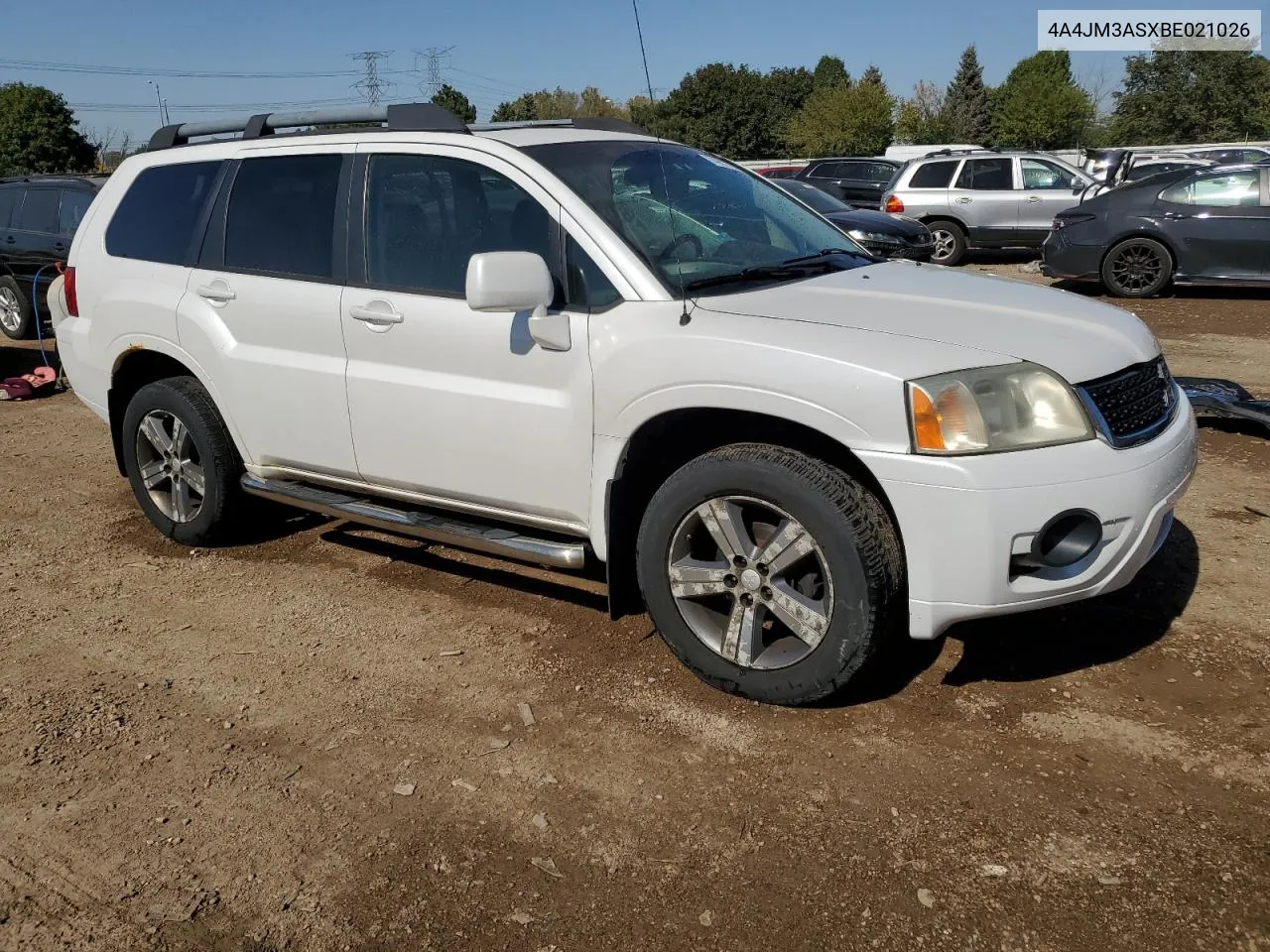 2011 Mitsubishi Endeavor Se VIN: 4A4JM3ASXBE021026 Lot: 74009064