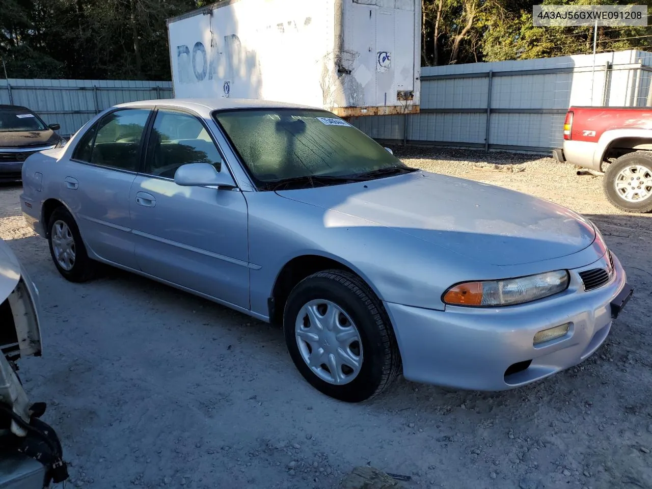 1998 Mitsubishi Galant Es VIN: 4A3AJ56GXWE091208 Lot: 75406444