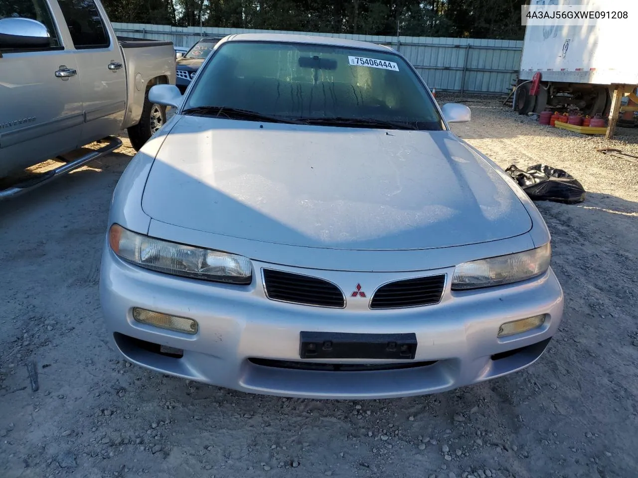 1998 Mitsubishi Galant Es VIN: 4A3AJ56GXWE091208 Lot: 75406444