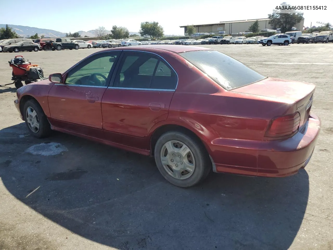 2001 Mitsubishi Galant Es VIN: 4A3AA46G81E155412 Lot: 73244754