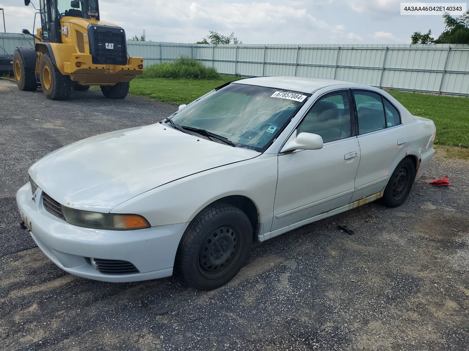 2002 Mitsubishi Galant Es VIN: 4A3AA46G42E140343 Lot: 67857084