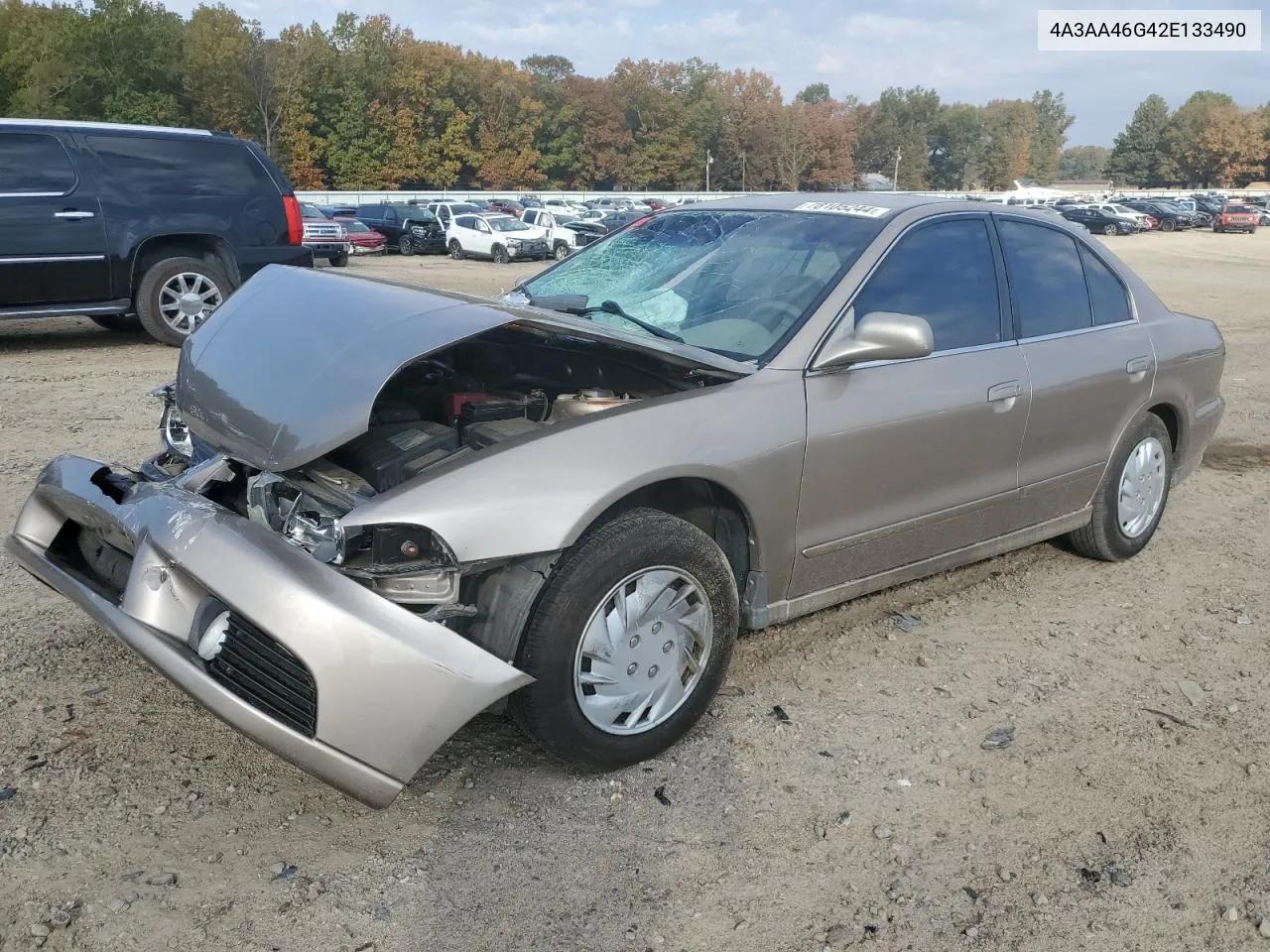 2002 Mitsubishi Galant Es VIN: 4A3AA46G42E133490 Lot: 78105244