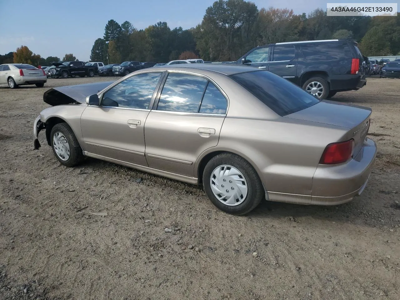 2002 Mitsubishi Galant Es VIN: 4A3AA46G42E133490 Lot: 78105244