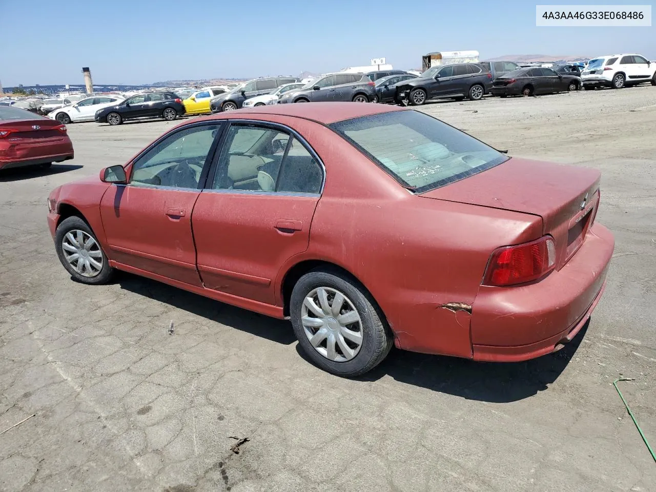 2003 Mitsubishi Galant Es VIN: 4A3AA46G33E068486 Lot: 65167364