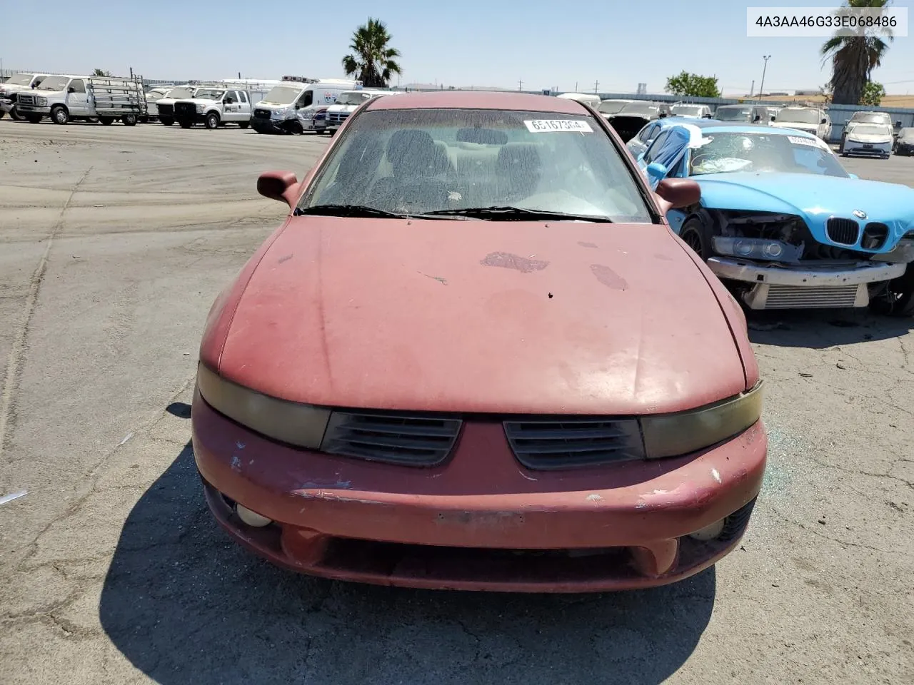 2003 Mitsubishi Galant Es VIN: 4A3AA46G33E068486 Lot: 65167364